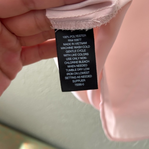 Worthington Top Blouse , Soft Pink, Size S - Picture 6 of 8